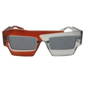 6191 | Red/Clear Two Tone Wacky Novelty Sunglasses